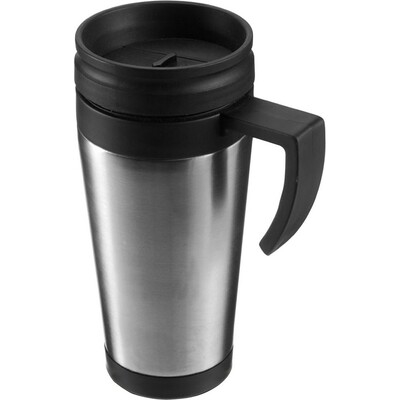 Geometric thermal mug for laser engraving